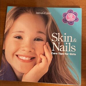 American Girl Skin & Nails Care Tips - Teal and Pink